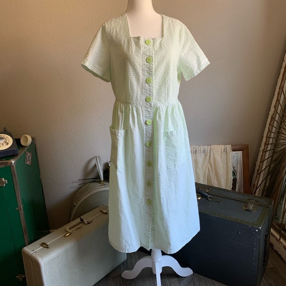 Vintage Cottage Core Midi Summer Dress - Picture 5 of 11